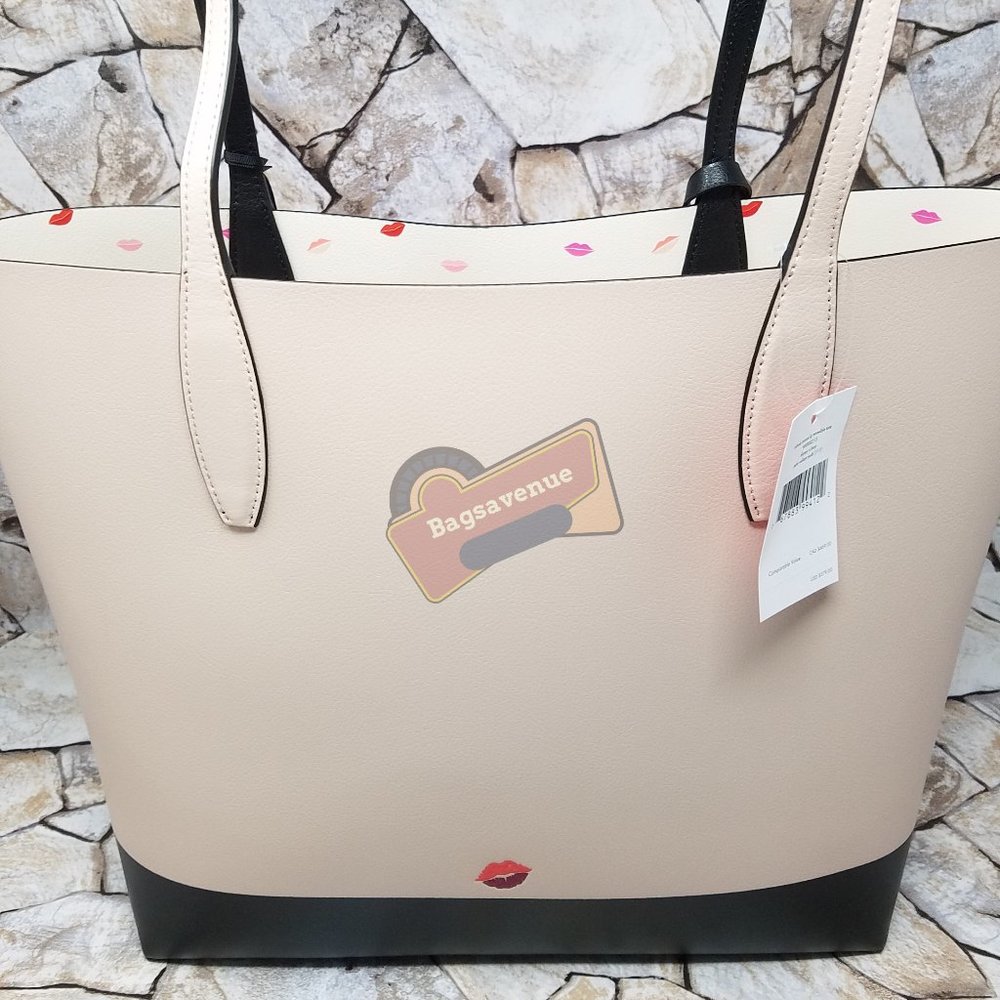 #bagsavenue FAST SHIPPING Minnie Mouse Black Reversible Pink Tote Kate Spade - Picture 14 of 16